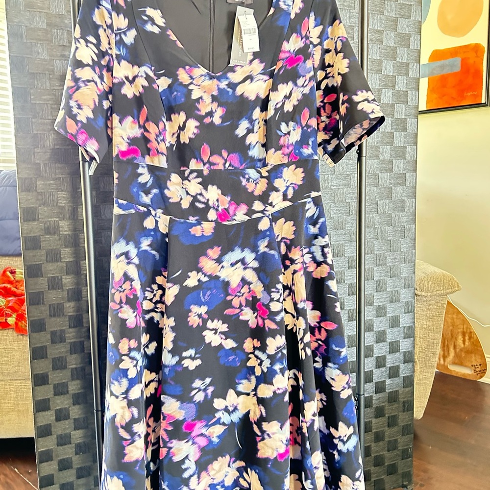 Lane Bryant Floral Dress w/Pockets